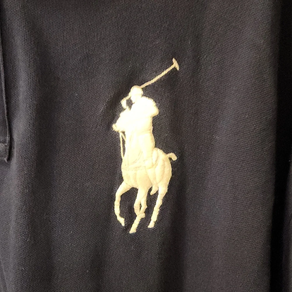 Ralph Lauren Dark Blue Polo with White Logo